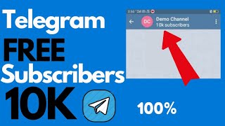 How to get Unlimited Subscribers in Telegram   Tamil [upl. by Tenaj]