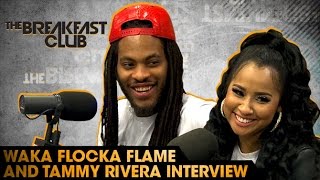 Waka Flocka Flame amp Tammy Rivera Interview With The Breakfast Club 72216 [upl. by Tadio]