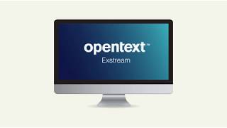 Personalized Video for OpenText Exstream  Banking example [upl. by Buehrer]