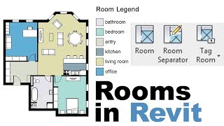 Rooms in Revit with area schedule Tutorial [upl. by Rose]