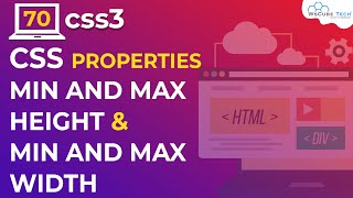 CSS3 Properties  maxheight minheight amp maxwidth  minwidth  Learn CSS  CSS for beginners [upl. by Marjana]