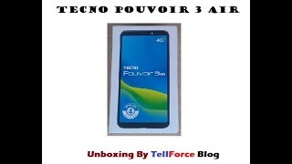 Tecno Pouvoir 3 Air Unboxing [upl. by Llertniuq624]