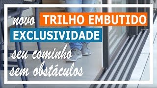 Lançamento Novo Trilho Embutido para Portas de Correr  Exclusividade Weiku [upl. by Enaujed793]