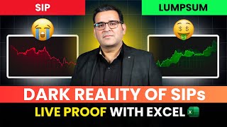 SIP Vs LUMPSUM Explained With Excel Sheet  Mutual Funds for Beginners  Sanjay Kathuria [upl. by Dachi]