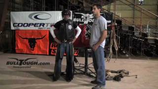 Bull Riding Tips from Wiley Petersen of the PBR [upl. by Timus]