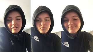 Camren Bicondova  Instagram Live Stream  9 January 2019 [upl. by Knudson]