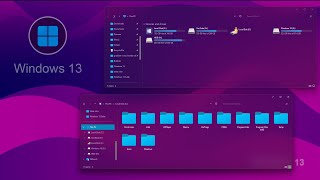 Windows 13 Theme For Windows 11  Windows 13  Windows Customization [upl. by Tellford]