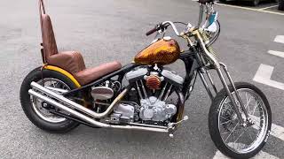 1986 Harley Davidson Springer custom chop [upl. by Heyman]