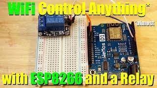 ESP8266 WiFi relay control [upl. by Sinnod]