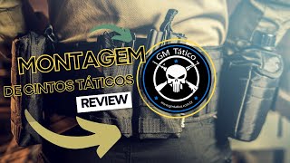 REVIEW  GM TATICO  DICAS  MONTAGEM DE CINTO TÁTICO [upl. by Samuele]