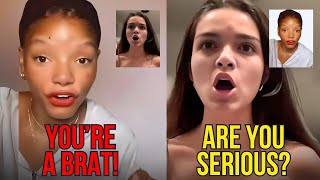 Halle Bailey CALLS OUT Rachel Zegler for Being Ungrateful for Snow White Role [upl. by Duston]