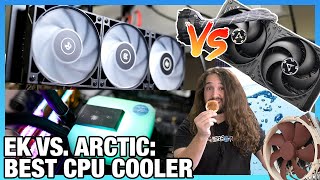 EK AIO 360 amp 240 DRGB Cooler Review vs Arctic Liquid Freezer Noctua amp More [upl. by Sivia745]