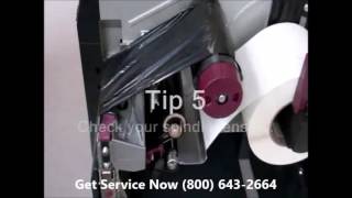 HOW TO Fix ribbon wrinkle thermal label printer [upl. by Fletcher282]