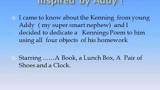 A kennings poem [upl. by Aserahs613]