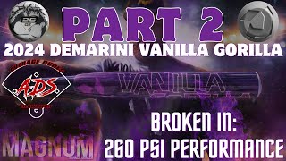 Swinging a broken in 2024 DeMarini Vanilla Gorilla Grape Ape  Average Dudes Slowpitch Bat Review [upl. by Roter492]