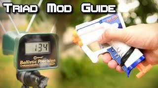 Mod Guide Pocketsize Nerf Blaster with 130fps velocities [upl. by Akcirre]