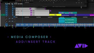 Avid Media Composer — AddInsert Track [upl. by Refinnaej]