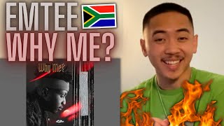 Emtee  Why Me Nasty C REMIX AMERICAN REACTION South African Rap Music 🇿🇦🔥 [upl. by Nelac]