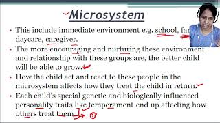 URIE BRONFENBRENNER THEORY OF CHILD DEVELOPMENT [upl. by Rip]