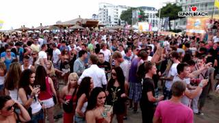 Guaba Beach Bar Sunny Beach Bulgaria by Night [upl. by Llenreb354]