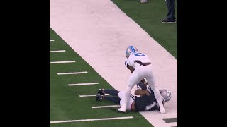 Jalen Tolbert catches for a 26yard Gain vs Detroit Lions [upl. by Sucirdor]