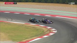 Lawson overtakes Alonso  F1 Austin 2024 [upl. by Akiem741]