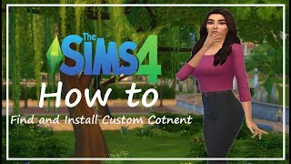 How To Download amp Install Custom Content  The Sims 4 [upl. by Pegasus]