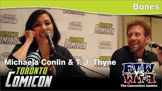 Bones  T J Thyne amp Michaela Conlin  Toronto ComiCon  Full Panel [upl. by Melva]