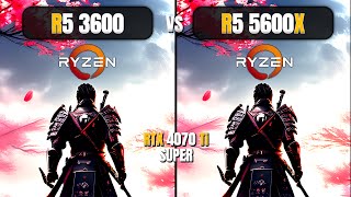 AMD Ryzen 5 3600 vs AMD Ryzen 5 5600x  12 Games Tested [upl. by Eniledam]