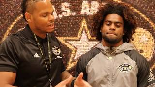 ArmyBowl Media Day Brendan RadleyHiles Bookie [upl. by Terry37]