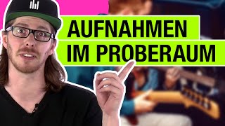 Aufnehmen im Proberaum mit Mischpult Tutorial [upl. by Nauqyt421]