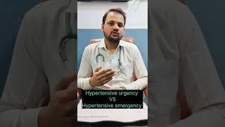 Hypertensive urgency vs hypertensive emergency short video video hypertension bloodpressure [upl. by Caiaphas]