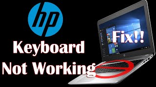 HP Keyboard Not Working  6 Fix [upl. by Tarra817]