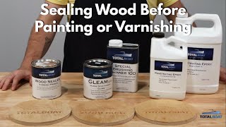 Sealing Wood for Varnish [upl. by Aun151]