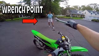 Angry Neighbors Vs Dirt Bike [upl. by Harman]