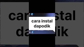 cara instal dapodik [upl. by Uird]