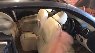 VW Volkswagen EOS how to close roof  sunroof manually [upl. by Ledairam412]