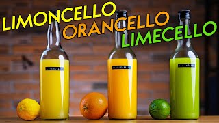 Never Buy LIMONCELLO Again  Try These 3 Homemade Versions [upl. by Kerge27]