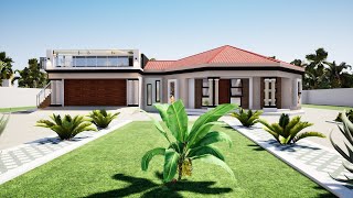 Small House Design  2 Bedroom Roundavel design  8 Corner house [upl. by Khano]