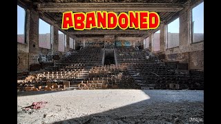 Abandoned Horace Mann High School in Gary Indiana TORCHED [upl. by Arriat846]