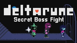 DELTARUNE Chapter 1 Secret Boss  How To Find The Broken Keys  Boss Gameplay [upl. by Rawde]