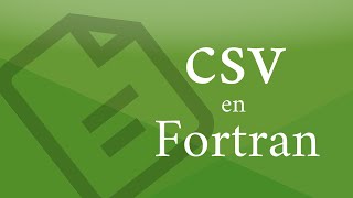 Leer datos separados por comas CSV en Fortran y por caracteres especiales [upl. by Clayberg308]