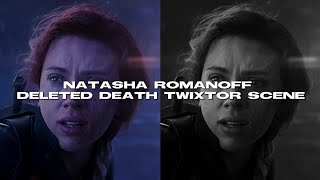 Natasha Romanoffdeleteddeath scene twixtor 4k [upl. by Eniroc]