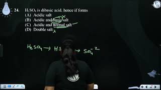 H2SO4 is dibasic acid hence if forms [upl. by Enileda]