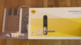 Yale doorman L3 unboxing  2021 version [upl. by Guillema]