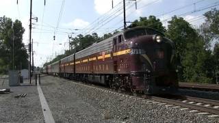 E8s on the Amtrak Keystone Corridor and Trains in Lancaster County [upl. by Olwena]