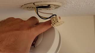 How to disconnect a wired FIREX Smoke Alarm  Fire Detector [upl. by Dolley]