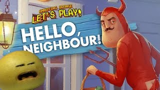 Grapefruit Plays  Hello Neighbor Grapefruit FAILS and plays DEMO [upl. by Notyalc]