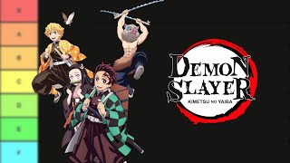 Ranking Your Favorite Demon Slayer Characters [upl. by Naiditch]