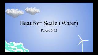 Beaufort Scale Ocean [upl. by Crowell]